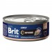 Brit Premium by Nature консервы с мясом кролика для кошек, 100 гр