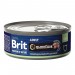 Brit Premium by Nature консервы с мясом цыплёнка для кошек, 100 гр