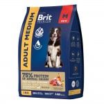 Купить Brit Premium Dog Adult Medium с индейкой и телятиной для взрослых собак средних пород, 1 кг Brit в Калиниграде с доставкой (фото 5)