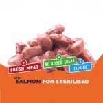 Промопак: Консервы Brit Premium Пауч 5+1 лосось в соусе для взрослых стерилизованных кошек, 6х85 г