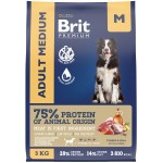 Купить Brit Premium Dog Adult Medium с индейкой и телятиной для взрослых собак средних пород, 3 кг Brit в Калиниграде с доставкой (фото 4)