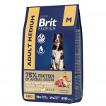 Купить Brit Premium Dog Adult Medium с индейкой и телятиной для взрослых собак средних пород, 8 кг Brit в Калиниграде с доставкой (фото 7)