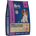 Купить Brit Premium Dog Adult Small с курицей для взрослых собак мелких пород, 3 кг Brit в Калиниграде с доставкой (фото)