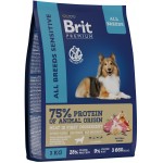 Купить Brit Premium Dog Sensitive с ягненком и индейкой для собак с чувствительным пищеварением 3 кг Brit в Калиниграде с доставкой (фото)