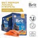 Консервы Brit Premium лосось и форель в соусе для взрослых кошек, 85 г