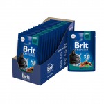 Купить Консервы Brit Premium утка в соусе для взрослых кошек, 85 г Brit в Калиниграде с доставкой (фото 5)