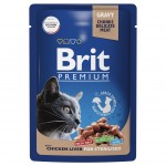 Купить Консервы Brit Premium куриная печень в соусе для взрослых стерилизованных кошек, 85 г Brit в Калиниграде с доставкой (фото 7)