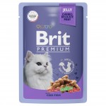 Купить Консервы Brit Premium треска в желе для взрослых кошек, 85 гр Brit в Калиниграде с доставкой (фото 2)
