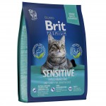 Купить Brit Premium Cat Sensitive с индейкой и ягненком для кошек с чувствительным пищеварением, 2 кг Brit в Калиниграде с доставкой (фото 9)