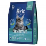Купить Brit Premium Cat Sensitive с индейкой и ягненком для кошек с чувствительным пищеварением, 800 гр Brit в Калиниграде с доставкой (фото 10)