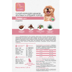 Купить Clan Classic Puppy 30/17 сухой корм для щенков крупных и средних пород с индейкой, 1,25 кг Clan в Калиниграде с доставкой (фото 2)