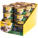 GimCat ShinyCat in Jelly консервы для кошек из цыпленка с ягненком 70 г