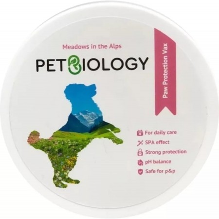 Воск PETBIOLOGY для лап собак и щенков с 2-х месяцев, Альпийские луга, 150 мл