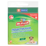 Купить Подстилки Mr.Fresh Expert Start гелевые впитывающие, для собак и кошек, 90х60 см, 8 шт. Mr.Fresh в Калиниграде с доставкой (фото 2)