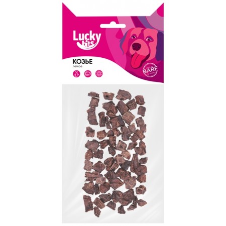 Лакомство для собак Lucky bits козье легкое, 40 г