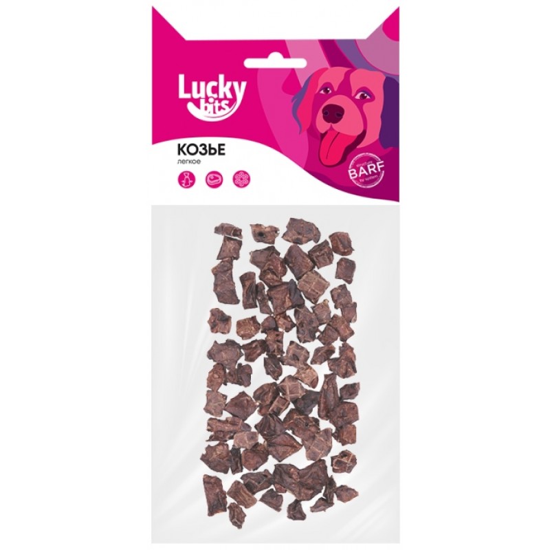 Купить Лакомство для собак Lucky bits козье легкое, 40 г Lucky bits в Калиниграде с доставкой (фото)