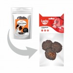 Купить Лакомство для собак Lucky bits медальоны из говядины, 40 г Lucky bits в Калиниграде с доставкой (фото 1)