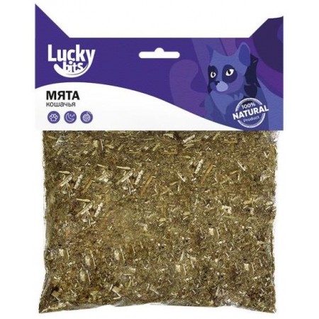 Лакомство для кошек Lucky bits кошачья мята, 15 г