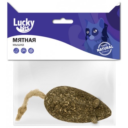 Мышь из кошачьей мяты Lucky bits для кошек, 1 шт.