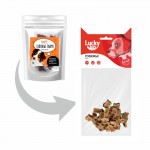 Купить Лакомство для собак Lucky bits вымя говяжье, 40 г Lucky bits в Калиниграде с доставкой (фото 1)