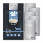 Купить Лакомство для кошек Lucky bits крем-суп из филе трески, 5х20 г Lucky bits в Калиниграде с доставкой (фото 2)