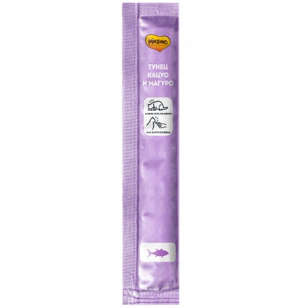 Мнямс Крем-лакомство для кошек с тунцом Кацуо и Магуро 15 г