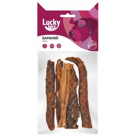 Лакомство для собак Lucky bits бараний рубец, 40 г