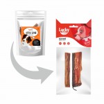 Купить Лакомство для собак Lucky bits корень бычий, 10 см, 2 шт., 45 г Lucky bits в Калиниграде с доставкой (фото 1)