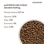 Купить Grandorf Для взрослых собак малых пород: ягненок с индейкой 1 кг Grandorf в Калиниграде с доставкой (фото 10)