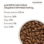 Купить Grandorf Для взрослых собак крупных пород: ягненок с рисом 10 кг Grandorf в Калиниграде с доставкой (фото 4)