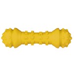 Купить Игрушка Mr.Kranch для собак Гантель дентальная 18 см желтая с ароматом сливок Mr.Kranch в Калиниграде с доставкой (фото 3)