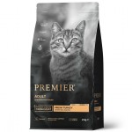 Купить Гипоаллергенный низкозерновой корм Premier с мясом индейки для взрослых кошек, 2 кг PREMIER в Калиниграде с доставкой (фото)
