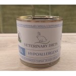 Влажный гипоаллергенный корм для активных кошек Кормилец «HYPOALLERGENIC» Veterinary Diets HA с кроликом, 240 гр