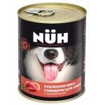Купить Беззерновые консервы для собак средних и крупных пород NUH суперпремиум с говядиной 340 г NUH в Калиниграде с доставкой (фото)