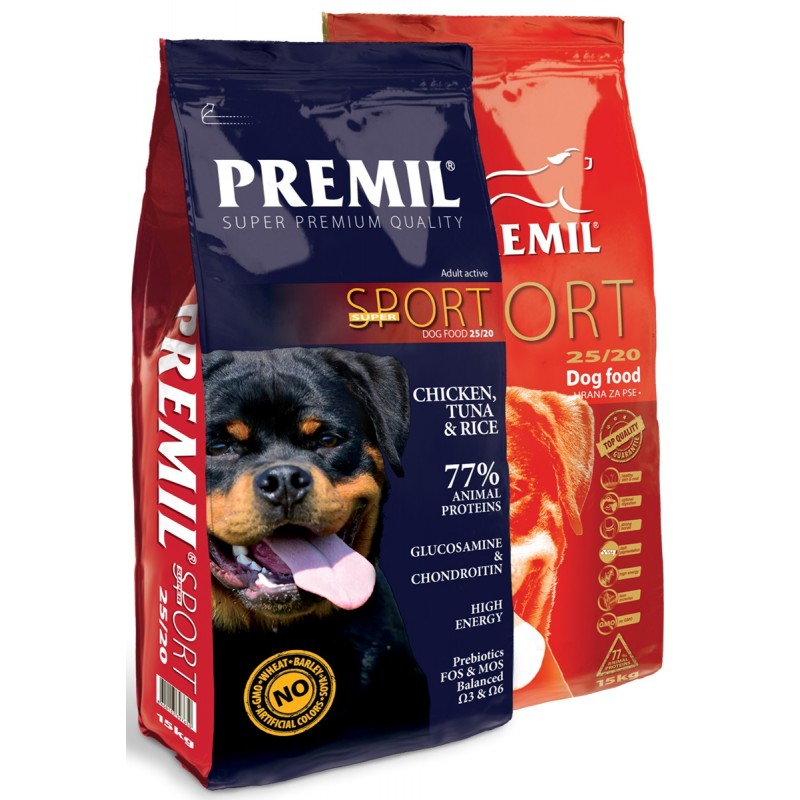 Купить Premil Super Sport корм для взрослых очень активных и рабочих собак с мясом курицы 15 кг Premil в Калиниграде с доставкой (фото)