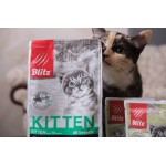 Купить Blitz Sensitive с индейкой сухой корм для котят, беременных и кормящих кошек 2 кг Blitz в Калиниграде с доставкой (фото 3)