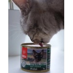 Blitz Holistic Sterilised Cat Duck & Turkey «Утка с индейкой» мясной паштет — влажный корм для стерилизованных кошек 200 г