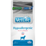 Сухой корм Farmina Vet Life Canin Hypoallergenic Pork & Potato для взрослых собак при пищевой аллергии, непереносимости со свининой и картофелем, 2 кг