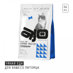 Купить Сухой низкозерновой корм для пожилых кошек AJO BASIC LINE GRAND MASTER с курицей, 400 г AJO в Калиниграде с доставкой (фото)