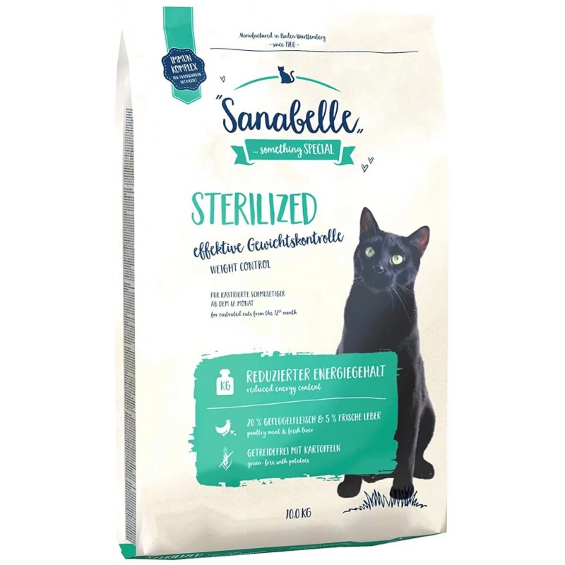Сухой беззерновой корм Bosch Sanabelle Sterilized Бош Санабелль Стерилайз для стерилизованных кошек 400 гр