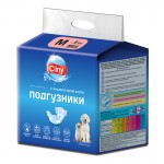 Купить Подгузники впитывающие для собак и кошек Cliny M, 5 – 10 кг, 9 шт Cliny в Калиниграде с доставкой (фото)