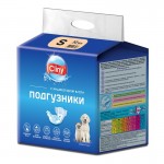 Купить Подгузники впитывающие для собак и кошек Cliny S, 3 – 6 кг, 10 шт Cliny в Калиниграде с доставкой (фото)