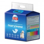 Купить Подгузники впитывающие для собак Cliny XXL, 25 – 40 кг, 6 шт Cliny в Калиниграде с доставкой (фото)