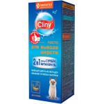 Купить Cliny Паста для вывода шерсти из ЖКТ кошек, котят, хорьков, солод, 30 мл Cliny в Калиниграде с доставкой (фото 4)