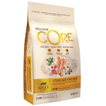 Сухой Беззерновой корм Wellness CORE Adult Cat STERILISED Chicken & Turkey Grain free из курицы с индейкой для стерилизованных кошек и кастрированных котов 4 кг