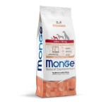 Сухой монобелковый корм Monge (Монж) Dog Speciality Line Puppy & Junior Mini из лосося и риса для щенков мелких пород 7,5 кг