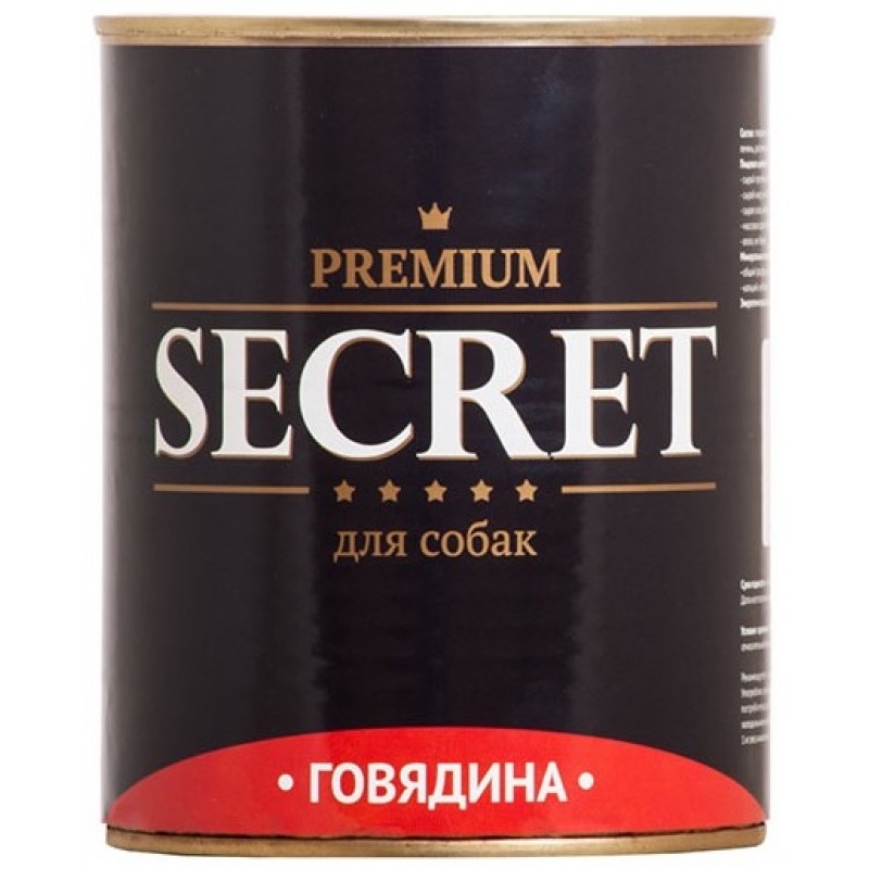 Купить Консервы для собак Secret For Pets Premium, говядина, 340 гр Secret в Калиниграде с доставкой (фото)