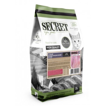 Сухой корм для котят Secret For Pets Premium Life Forse с индейкой и рисом, 2 кг