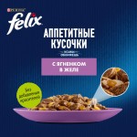 Купить Felix Аппетитные кусочки для взрослых кошек, с ягненком в желе, 75 г Felix в Калиниграде с доставкой (фото 5)