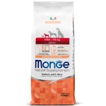 Сухой монобелковый корм MONGE SPECIALITY LINE MINI ADULT SALMONE AND RICE с лососем и рисом для взрослых собак мелких пород 7,5 кг Сухой монобелковый корм MONGE SPECIALITY LINE MINI ADULT SALMONE AND RICE с лососем и рисом для взрослых собак мелких пород 7,5 кг